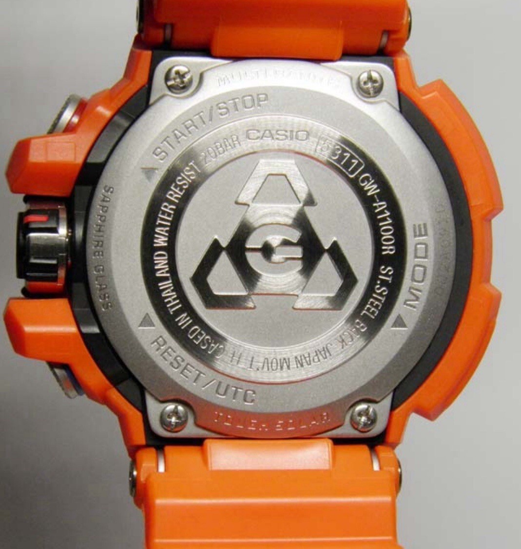 CASIO G-SHOCK GW-A1100R レスキューオレンジ 5311 Casio G-Shock GW-A1100R-4A GRAVITY MASTER From Japan | eBay