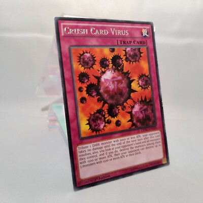 Yugioh, 1. Auflage. Crush Card Virus, DPBC-DE020. Selten, LP/VG. Versandkostenfrei 