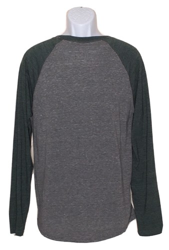 Green Bay Packers Pro Line Throwback Raglan M T-Shirt Vintage 1919 Logo Gray - Picture 5 of 7