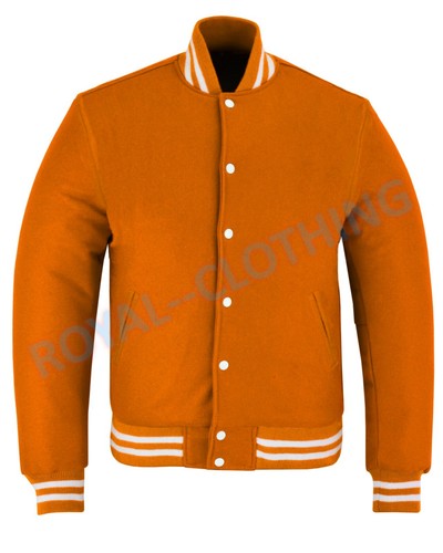 New Varsity Letterman Vintage baseball All Wool Bomber style Jacket Sizes XS~7XL - Picture 17 of 42