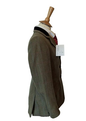 Veste Enfant Caldene Hickstead – Tweed Vert – Taille 28 – Immaculée (occasion)