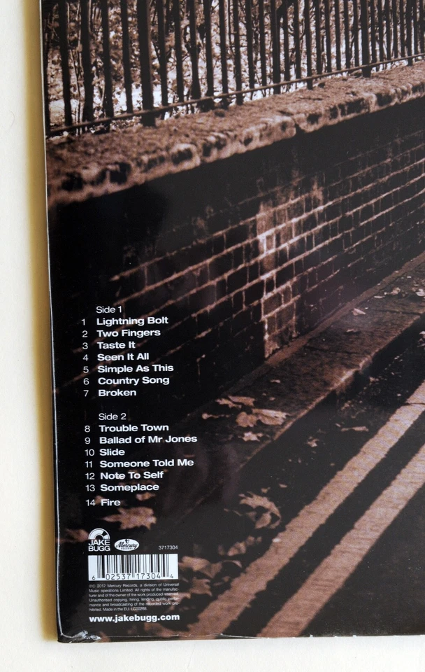 Jake Bugg Original First Release 2012 debut vinyl Album LP  Brand New & Sealed - Image 4 of 4