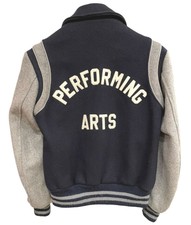 Varsity Letter Jacket Wool Prep High School Performing Arts Kat Ck Women Xs