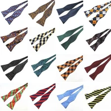 Jacquard Woven Classic Bowtie Adjustable Multicolor Bow Tie Men Fashion Neckwear