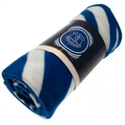 Everton FC Fleece Blanket Pulse Gift Fan EFC New Official Licensed