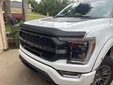 EGR Matte Black Hood Protector Bug Shield Deflector for 21-2024 Ford F150 Truck