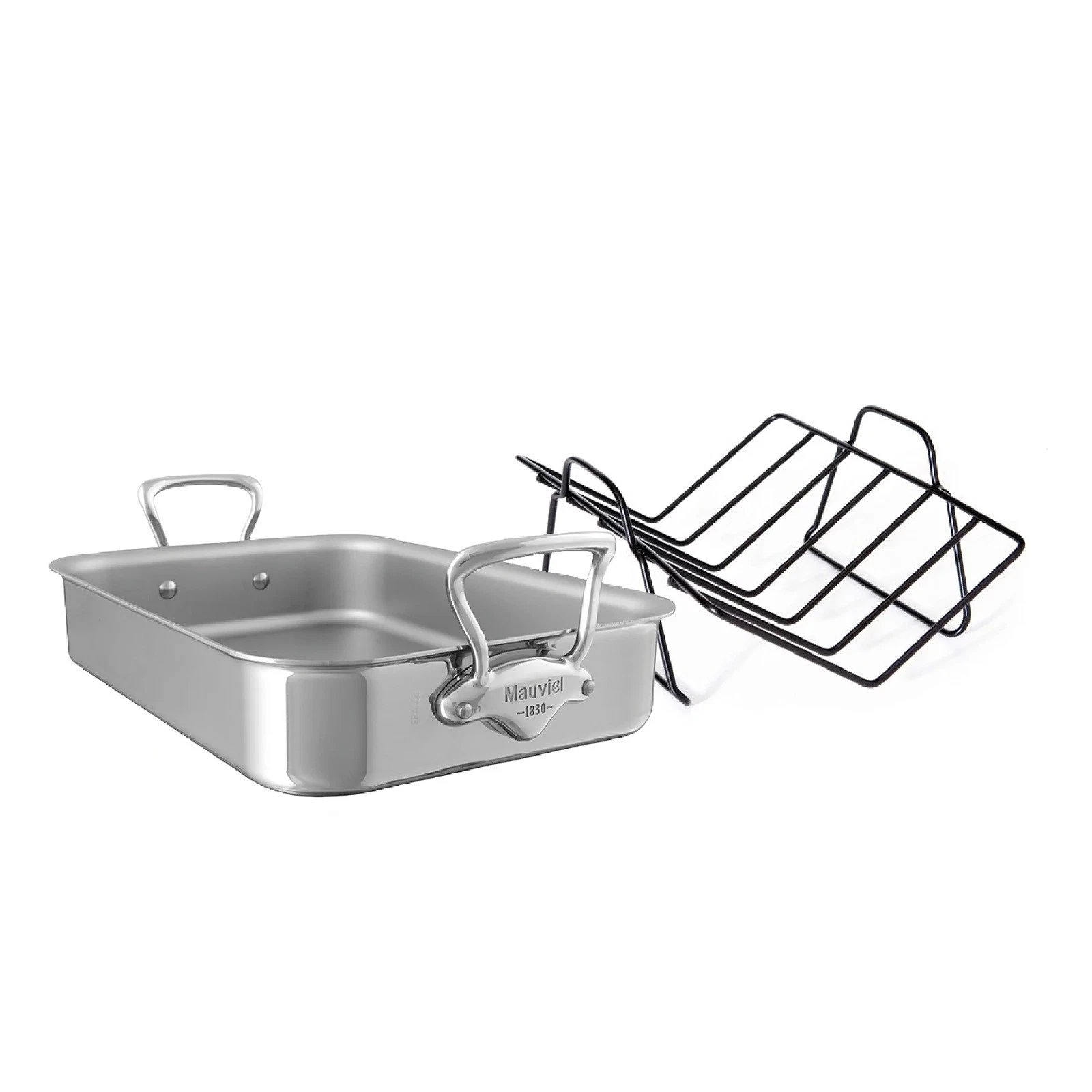 Mauviel M'Cook 5-Ply Stainless Steel Roasting Pan With Rack and Cast Stainless
Opens in a new window