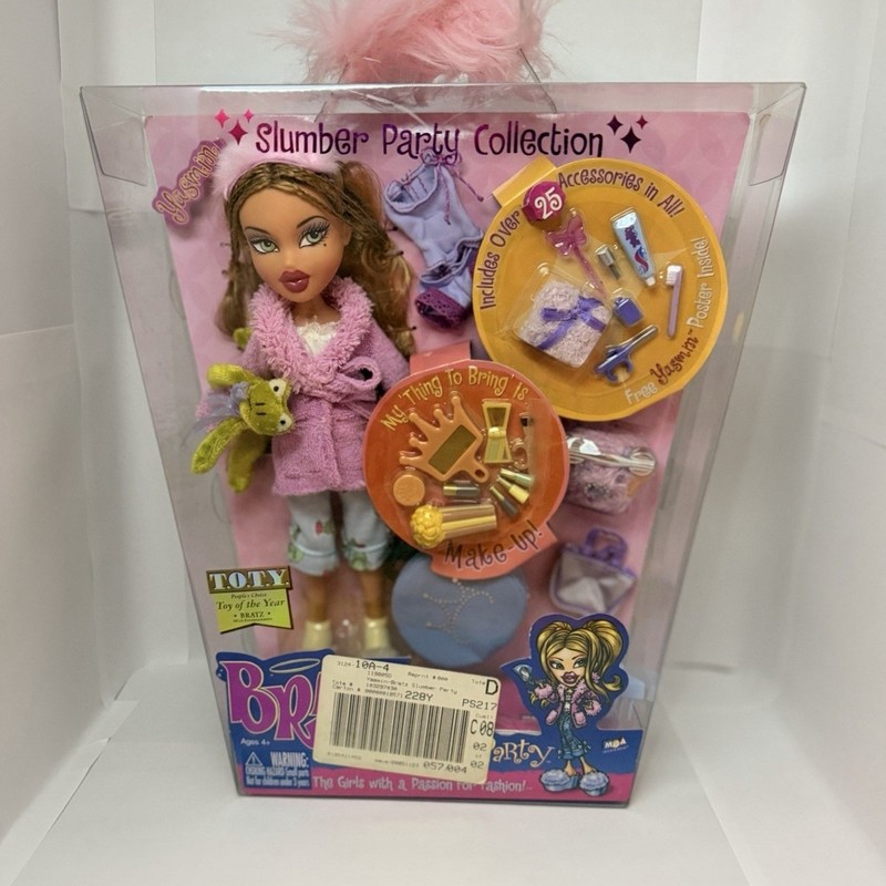 Bratz Yasmin Doll - Slumber Party Collection with Accessories Unopened