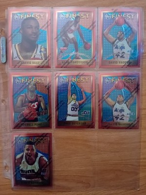 Top Rar 7x 1995-96 Topps Finest Basketball 1st Round Draft Pick uam. Travis Best