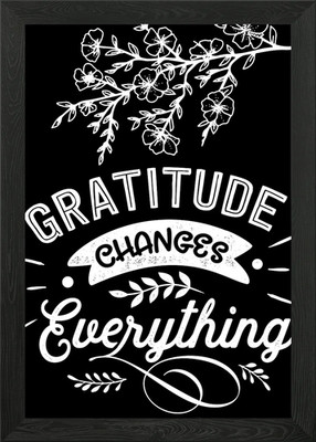 Change everything Gerahmtes Wandbild Poster Leinwanddruck Bild