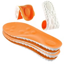 2 Pairs Inserts for Men Women - 4D Cloud Shoe Insole Super Soft Comfort Memo...