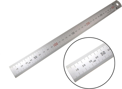 #ad Shinwa H101 C 300 Mm Rigid quot;Zero Glarequot; Metric Machinist Ruler Rule Scale .5 Mm $31.99