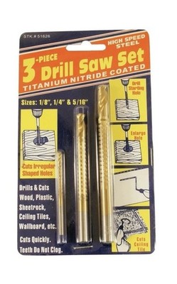 Best Way Tools - B51626 51626 High Speed Rasp Drill, 3 Piece