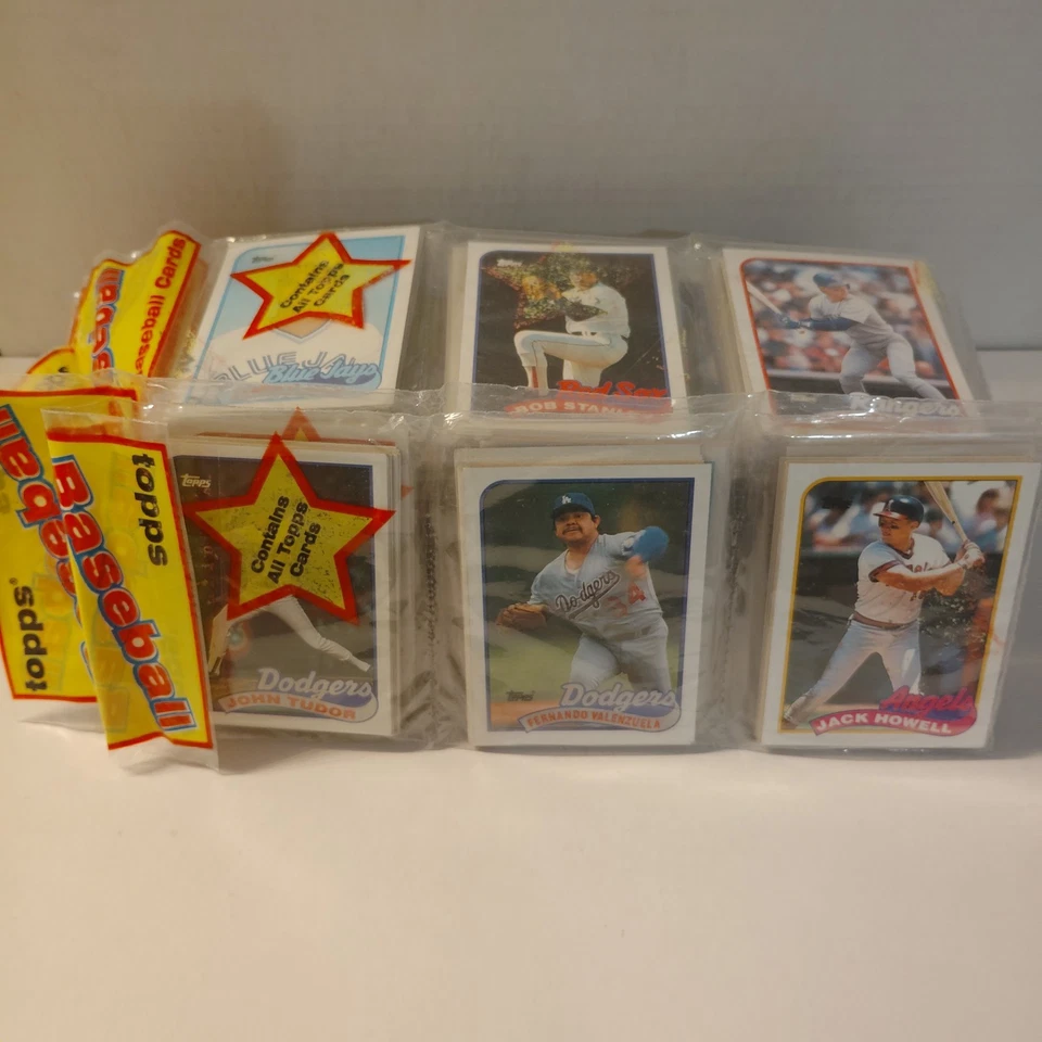 Lot of 15 Sealed 1989 Topps Baseball Hanger Rack Packs Unopened Vintage Cards - Image 3 of 4