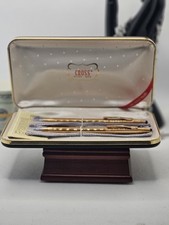 Vintage 14K Gold Filled Cross Classic Pen Pencil Set in Original Box Great Gift