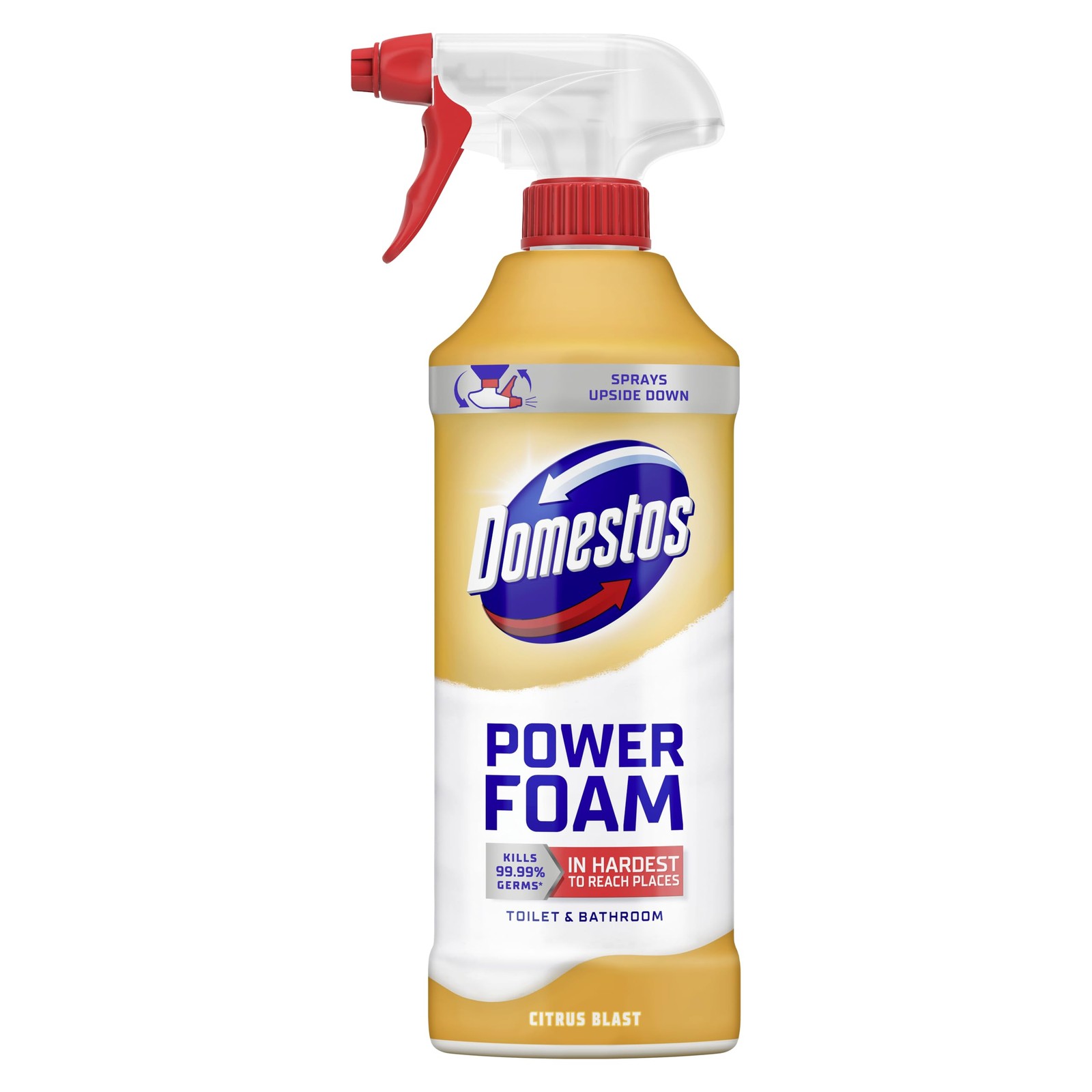 Domestos Power Foam Citrus Blast Toilet & Bathroom Cleaner 450 ml (Pack of 1)