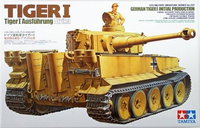 Tamiya 1:35 German Tiger I Initial Production Plastic Model Kit 35227