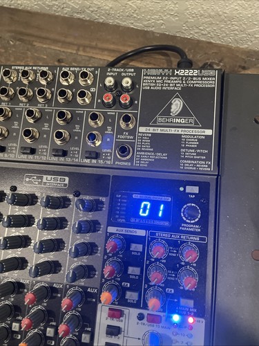 Behringer Xenyx X2222USB 22-Channel USB Audio Mixer - Picture 2 of 4