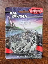 Ral Partha AD&D Orc Spearmen 13 PCS Minis 02-070 Sealed Blister Lead Free