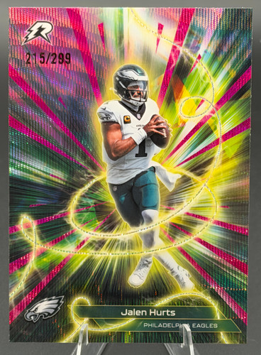 Jalen Hurts 2025 Topps Resurgence Conductors Magenta Surge /299