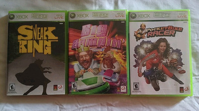XBOX & 360 Burger King Pocketbike Racer & Sneak King & Big Bumpin ALL 3 GAME LOT