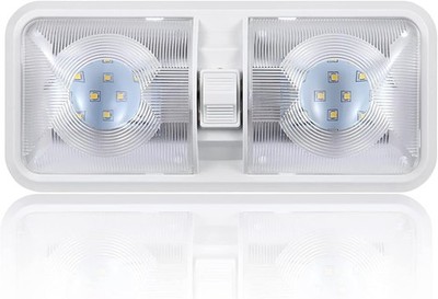 12 Volt LED Lights with ON/Off Switch - Neutral 4000-4500 Size: Neutral 1-Pack