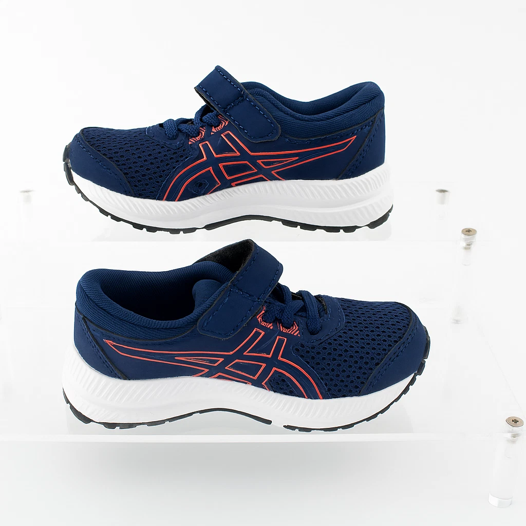 Scarpe Asics Contend 8 1014A258 bambino 10 blu expanse running sneakers sportive