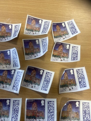 Royal 1. Klasse Weihnachten unfrankiert von Papier x 40 Briefmarken - Bild 5 von 15
