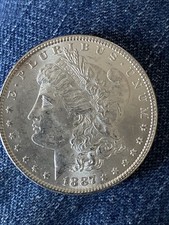 BU/Unc 1887 (P) Morgan Silver Dollar