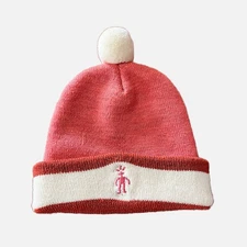Smartwool Infant Baby Wool Blend Pom Beanie Winter Hat Coral Pink