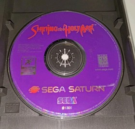 Shining the Holy Ark Sega Saturn Complete In Box CIB Authentic RPG Manual Damage