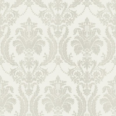 28802 - Italian Style Damask Cream Silver Grey Galerie Wallpaper