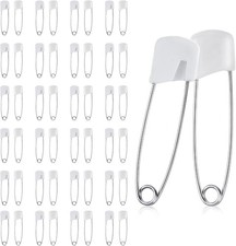 50 Pcs Safety Pins, Safety Pins for Clothes, Baby Safety Pin, Diaper Pins