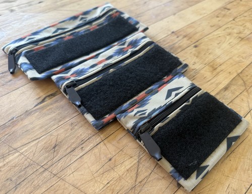 Microbat Systems x Black Canyon Systems Set Of Pouches Southwest Pattern Rare - Picture 3 of 5