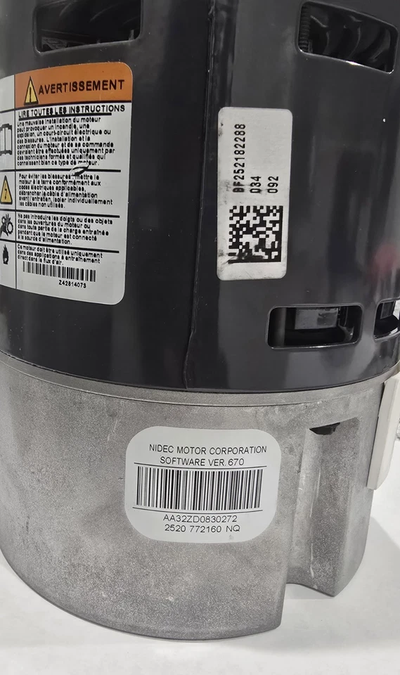 Двигатель вентилятора Amana-Goodman 0131F00332 1/2 л.с. (без оригинальной коробки) - Изображение 2 из 4