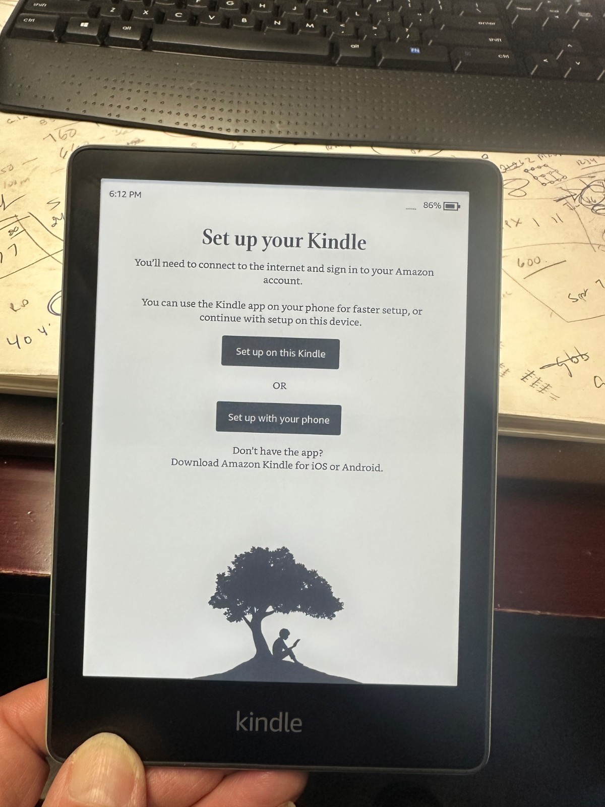 Amazon Kindle Paperwhite (11th Generation) 16GB, Wi-Fi, 6.8" - Agave Green