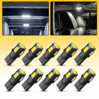 1-100pcs LED T10 194 168 Canbus Dome License Side Marker Light Bulbs 6000K White