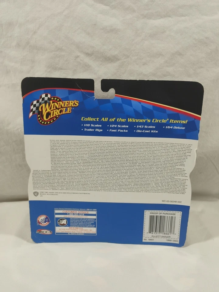 Action NASCAR Winners Circle Elliott Sadler #38 M&M Groovy Summer 1:43 Diecast - Image 4 of 4