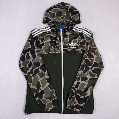 Adidas Originals Mens Reversible Camo Windbreaker Jacket BS4907