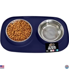 GORILLA GRIP Feeding Mat Set, Patent Pending 100% Waterproof BPA Free Silicone,