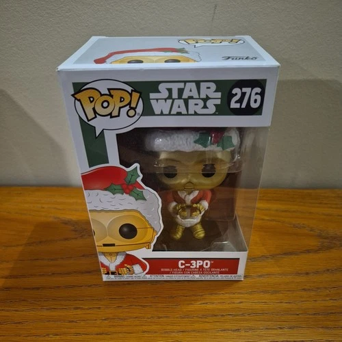 Funko Pop 'Star Wars' HOLIDAY C-3PO SANTA CLAUS Vinyl Figure #276 NRFB Christmas