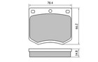 <!--F#f_0-->Holden BRAKE PADS HK HT HG Torana LC LJ Monaro Premier Kingswood GTR front<!--F/-->