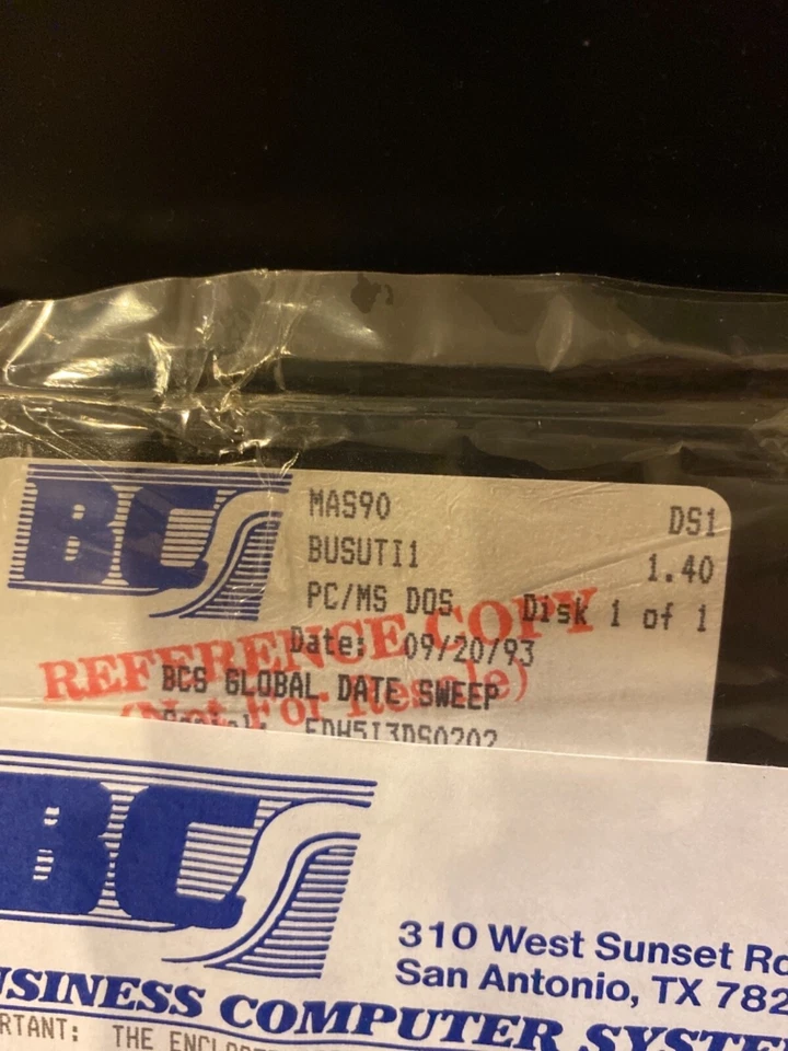 New And Sealed Enhancement For MAS 90.Global Date Sweep NFR - Image 2 of 2