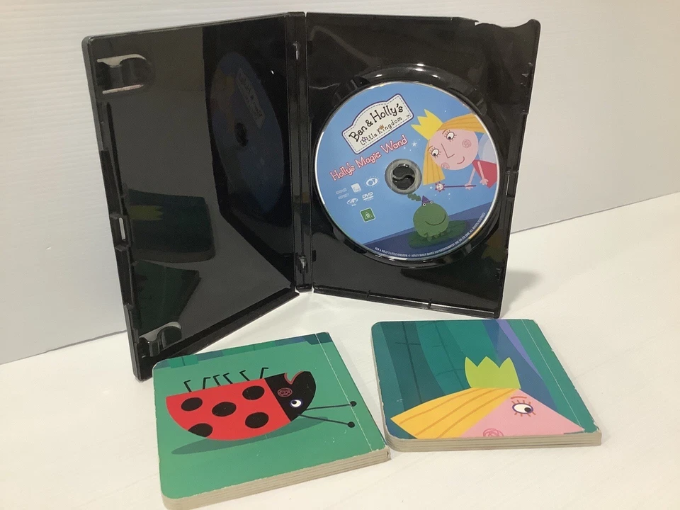 Ben And Holly's Little Kingdom Holly's Magic Wand Serie de TV DVD R4 2 Mini Libros Foto 2 de 2