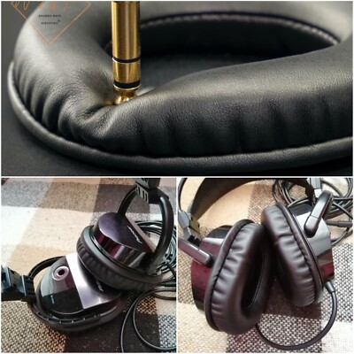 Oval Ellipse Egg Shape Soft Leather Ear Pads Foam Cushion For Pioneer SE-M390