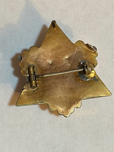 Antique Victorian Gold Stone Brooch Pin or Pendant ๐ - Picture 6 of 6