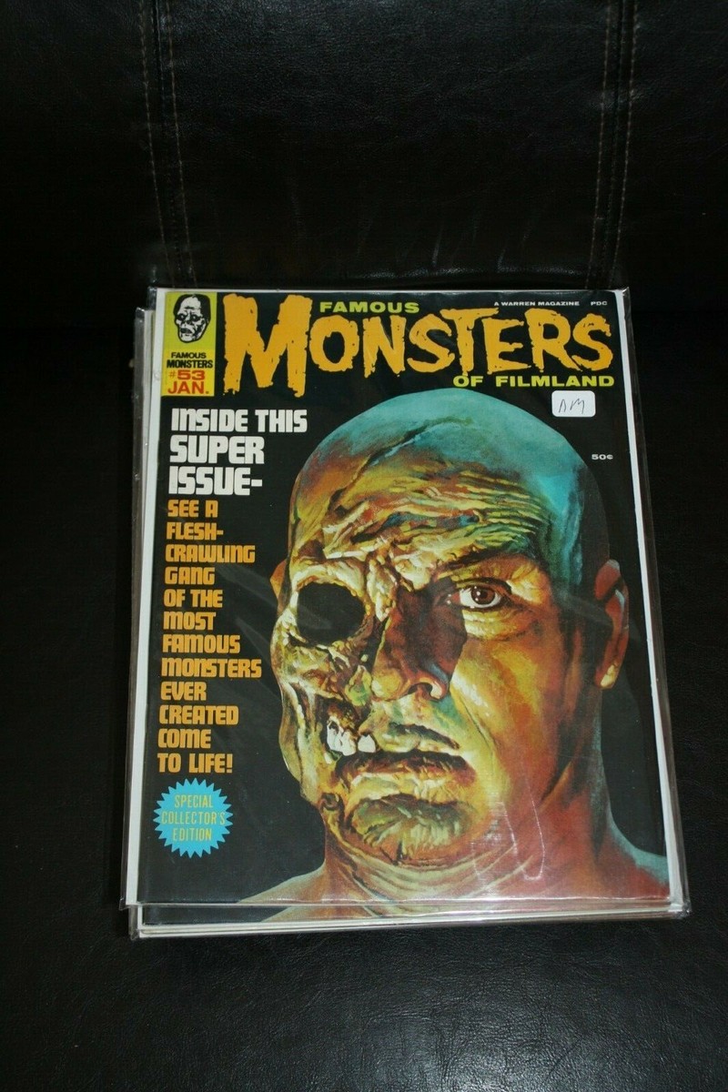 famous MONSTERS マガジン FAMOUS MONSTERS MAGAZINE #53 IS IN NEAR MINT CONDITION