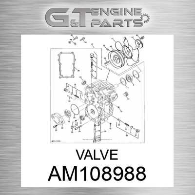 AM108988 VALVE - EASY RIDE VALVE KIT fits JOHN DEERE (New OEM)