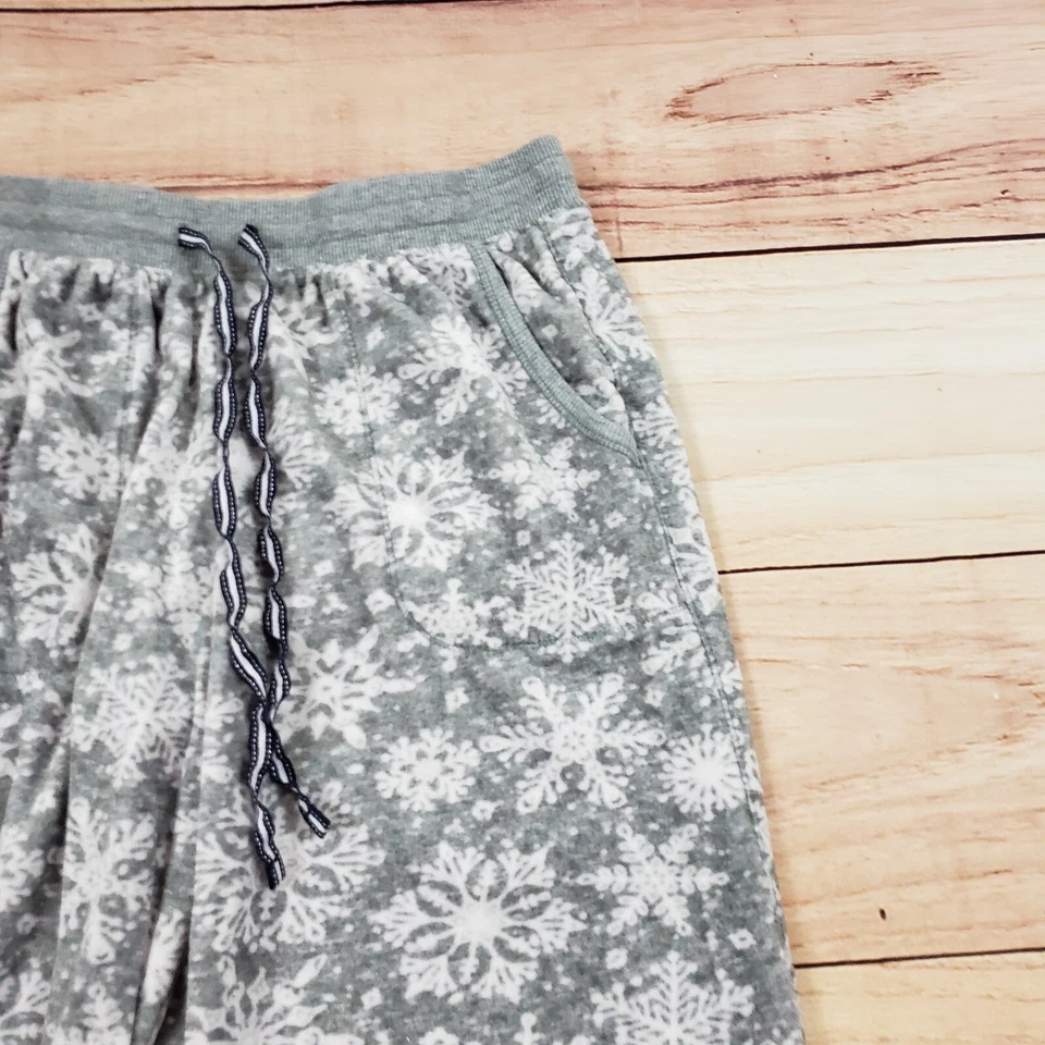 Pantalones de pijama Nautica para mujer XS gris blanco ropa de dormir salón Navidad damas Foto 3 de 4