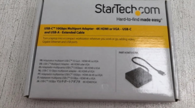 StarTech DKT31CHVL USB-C 10Gbps Multiport Adapter 4K HDMI oder VGA - Neu in OVP